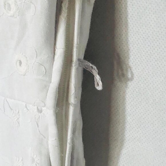 Ruby Rox sleeveless dress white pleated lace 2 layers size 5 new tags READ - Picture 4 of 10